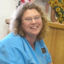 picture of susan, our vet tech